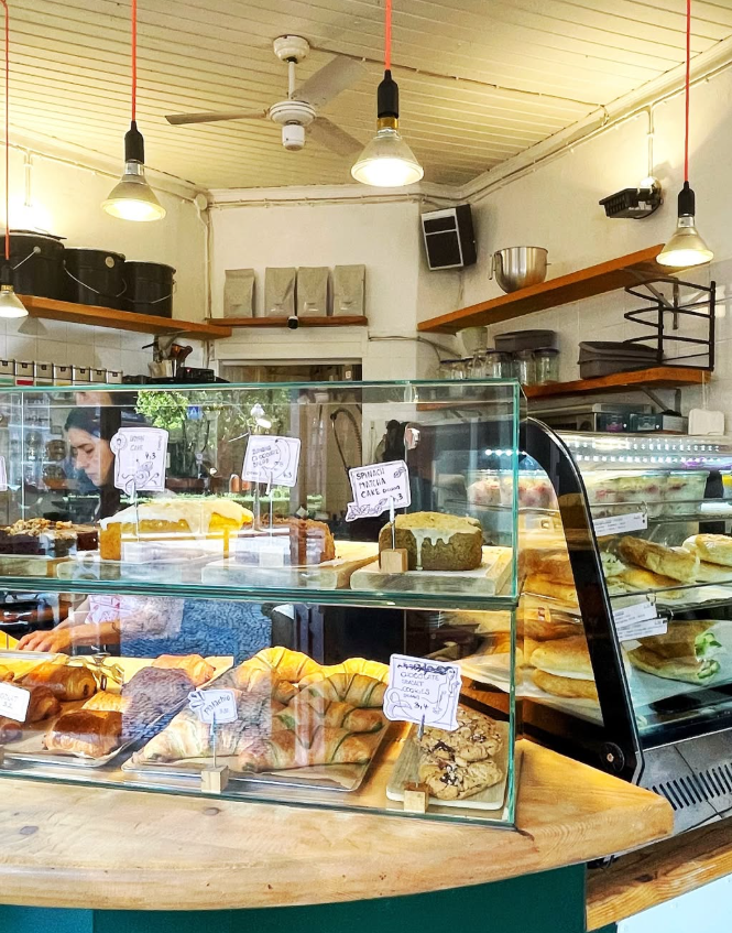 That Pink Café interior